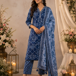Block Printed Kurta Set