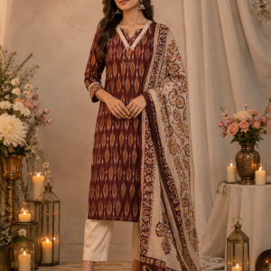 Kalamkari Cotton Suit Set for every cotton lover