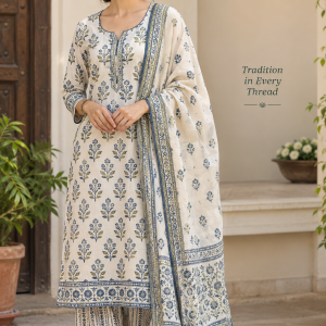Cotton Suit Set for everyday use and styling